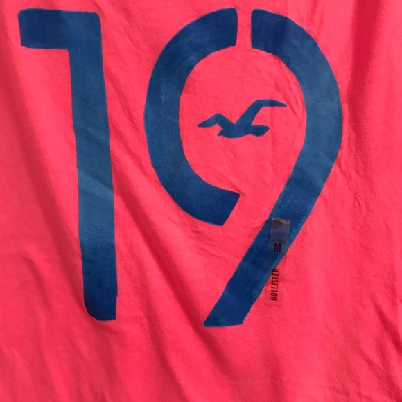 Hollister pink women’s tee shirt M new without tag - Picture 3 of 5